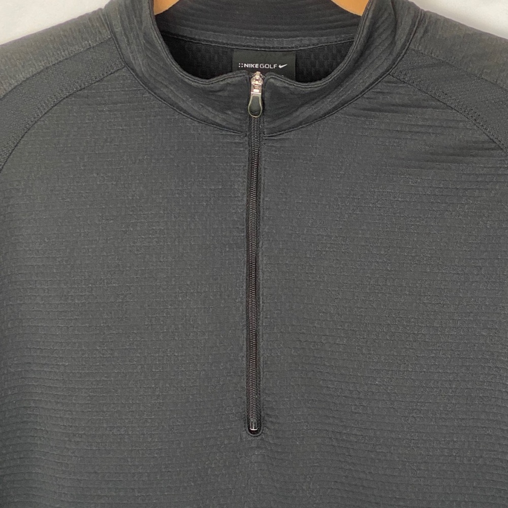 Nike golf dry fit therma dimple 1/4 zip pull over